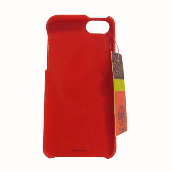 Tory Burch Iphone 5 Case Purple/Orange OS - Picture 2 of 3